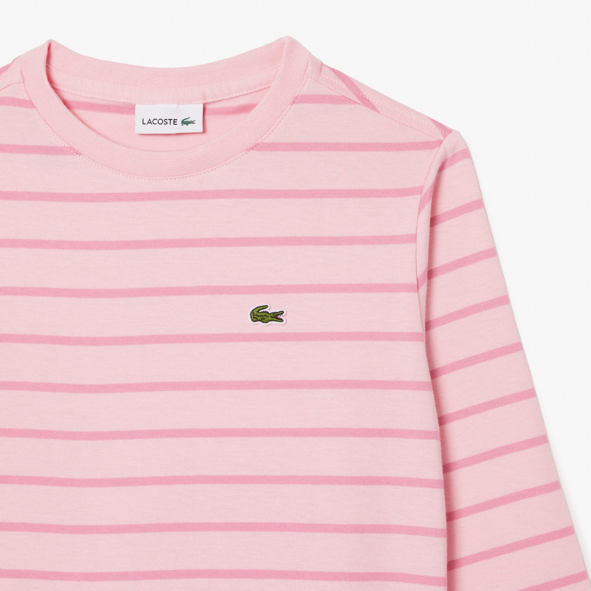 Long Sleeved Striped Heavy Cotton T-shirt
