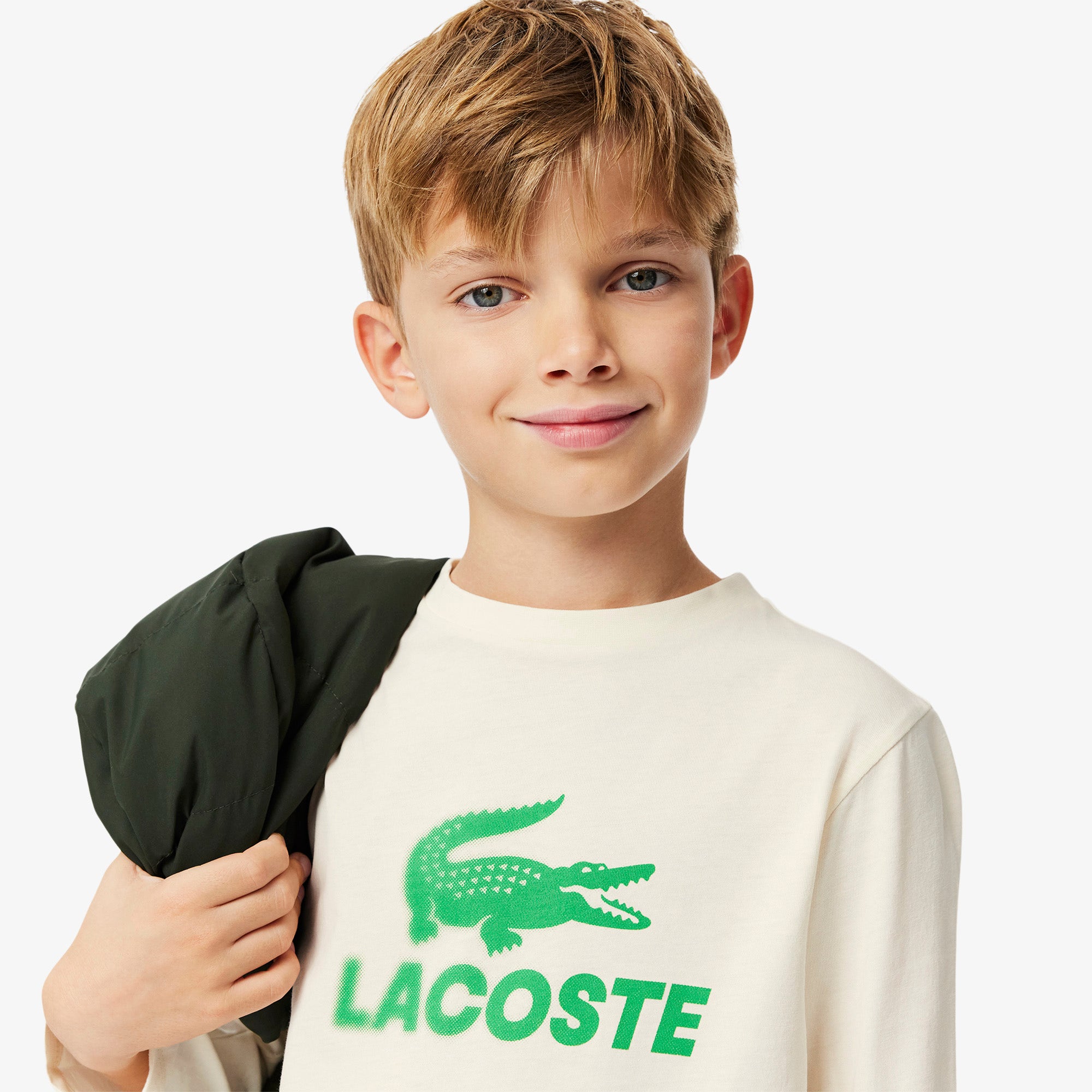 Crocodile Print Cotton T-shirt