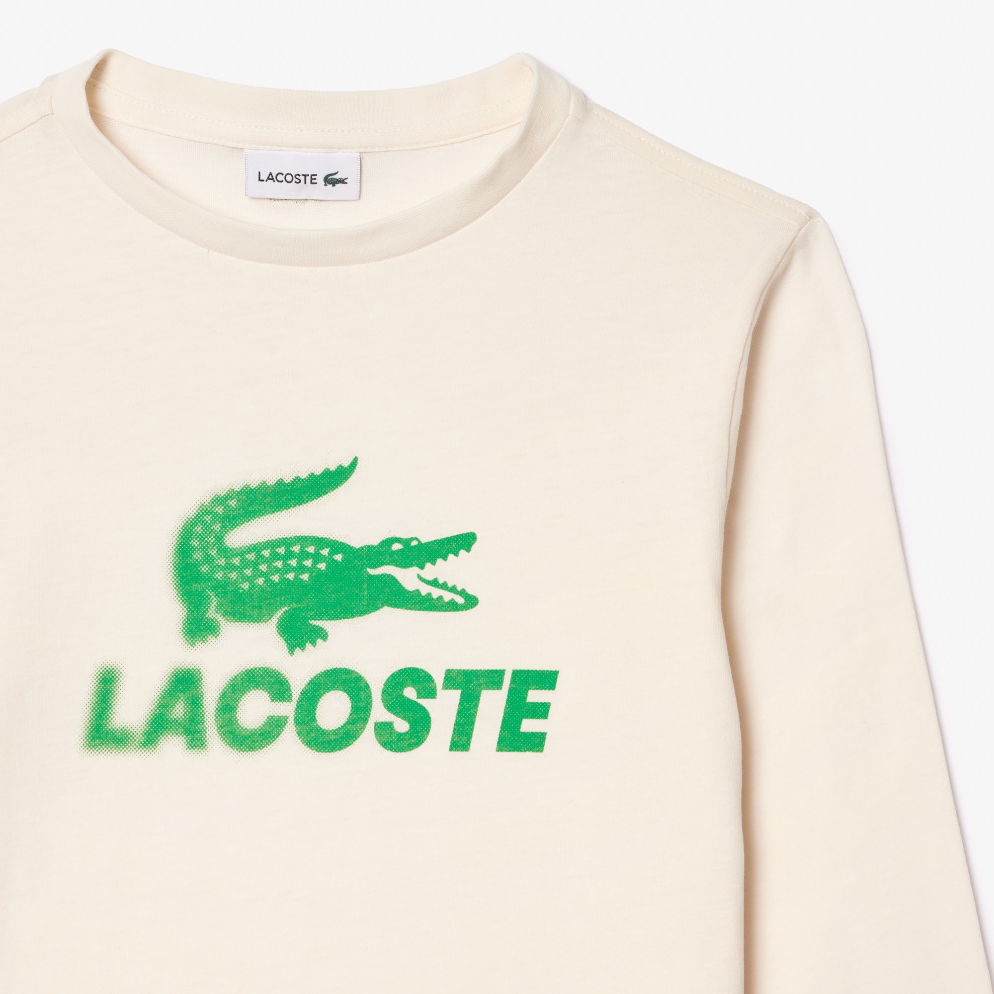 Crocodile Print Cotton T-shirt