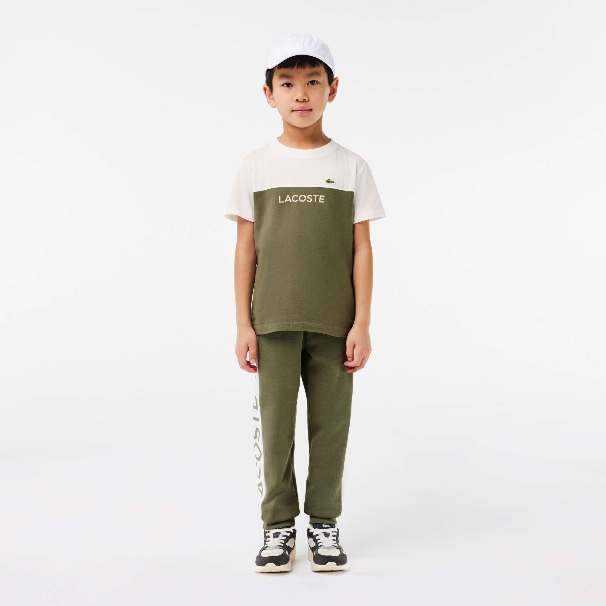 Cotton Colour-Block T-shirt
