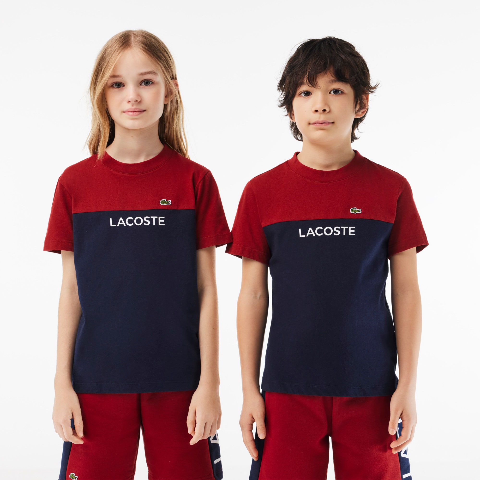 Cotton Colour-Block T-shirt