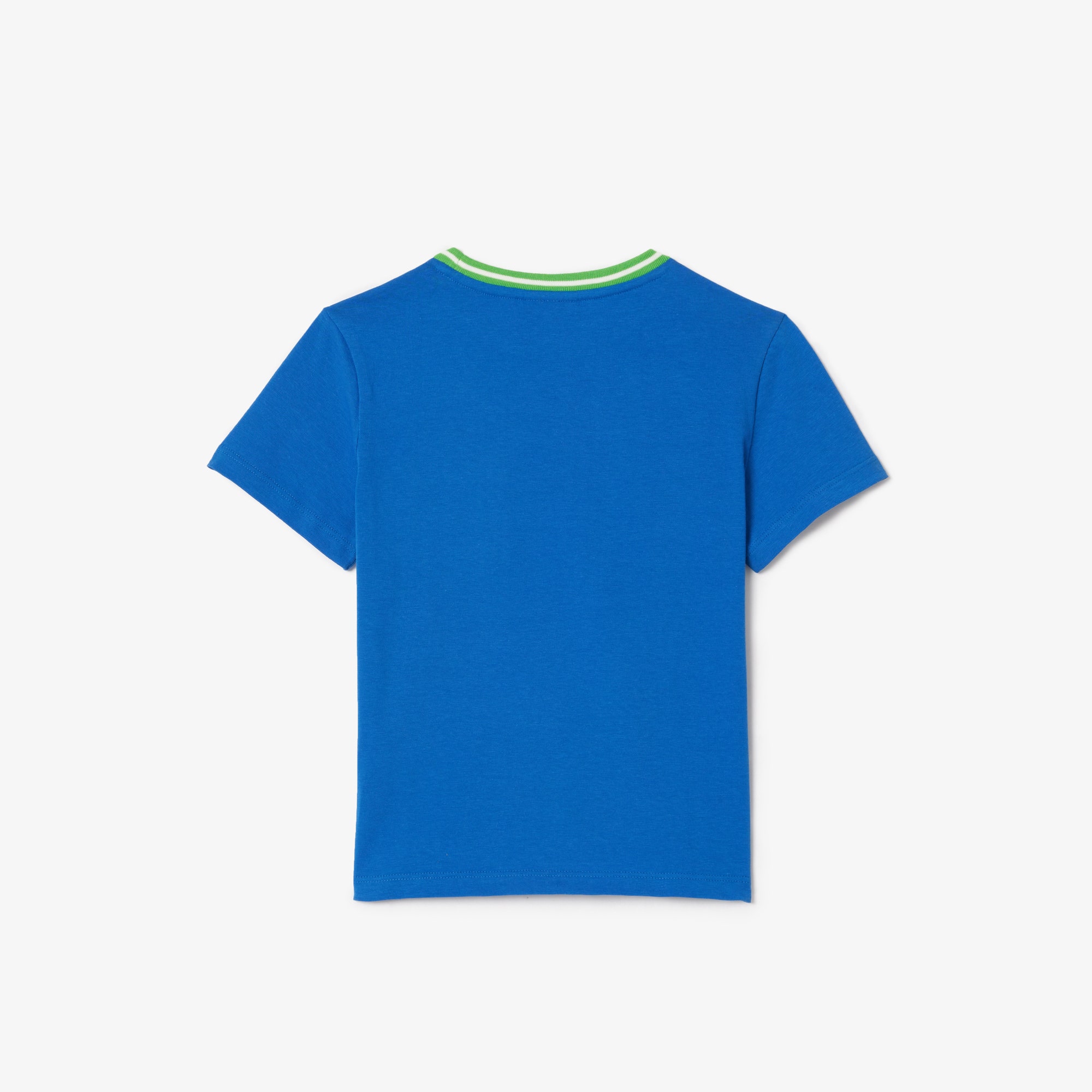 Contrast Print Cotton T-shirt