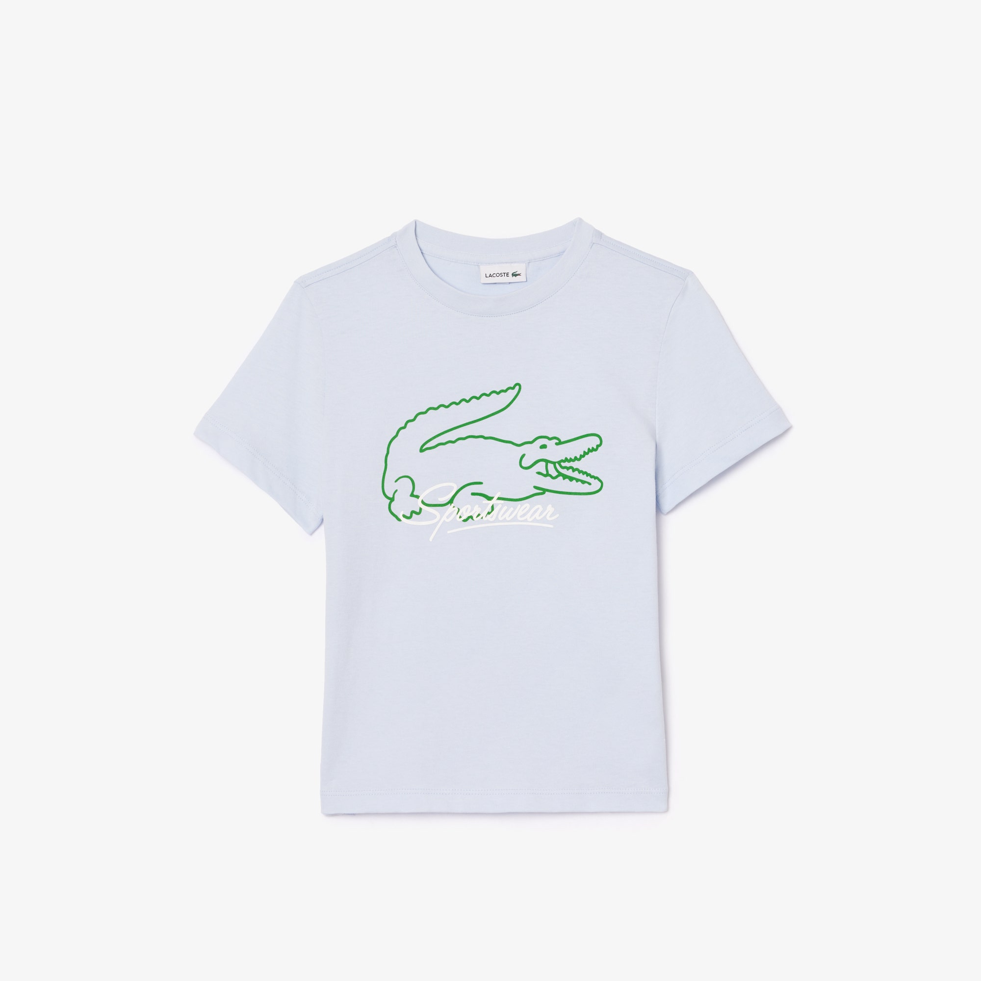 Bright Croc Print Cotton T-shirt