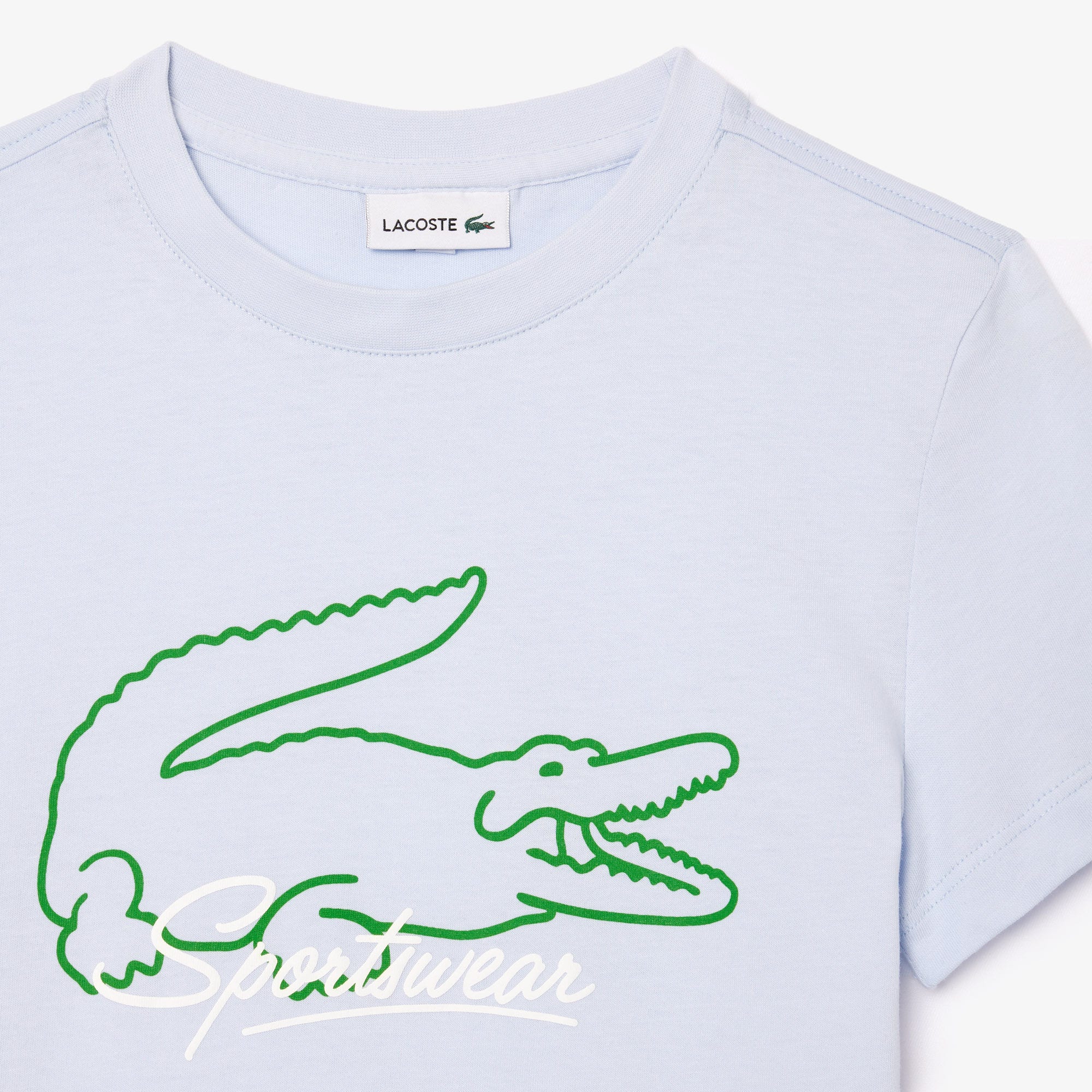 Bright Croc Print Cotton T-shirt