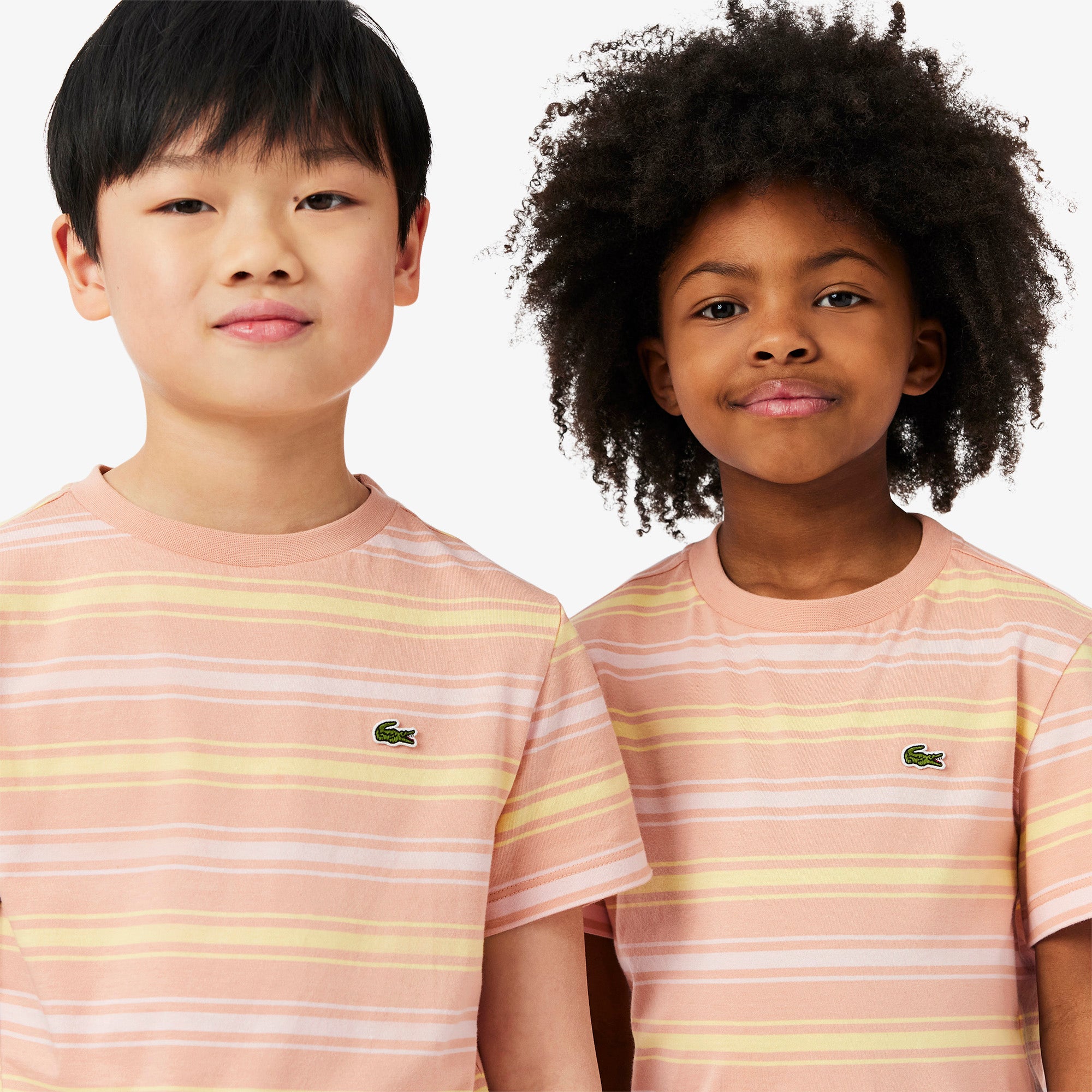 Contrast Stripe Cotton T-shirt