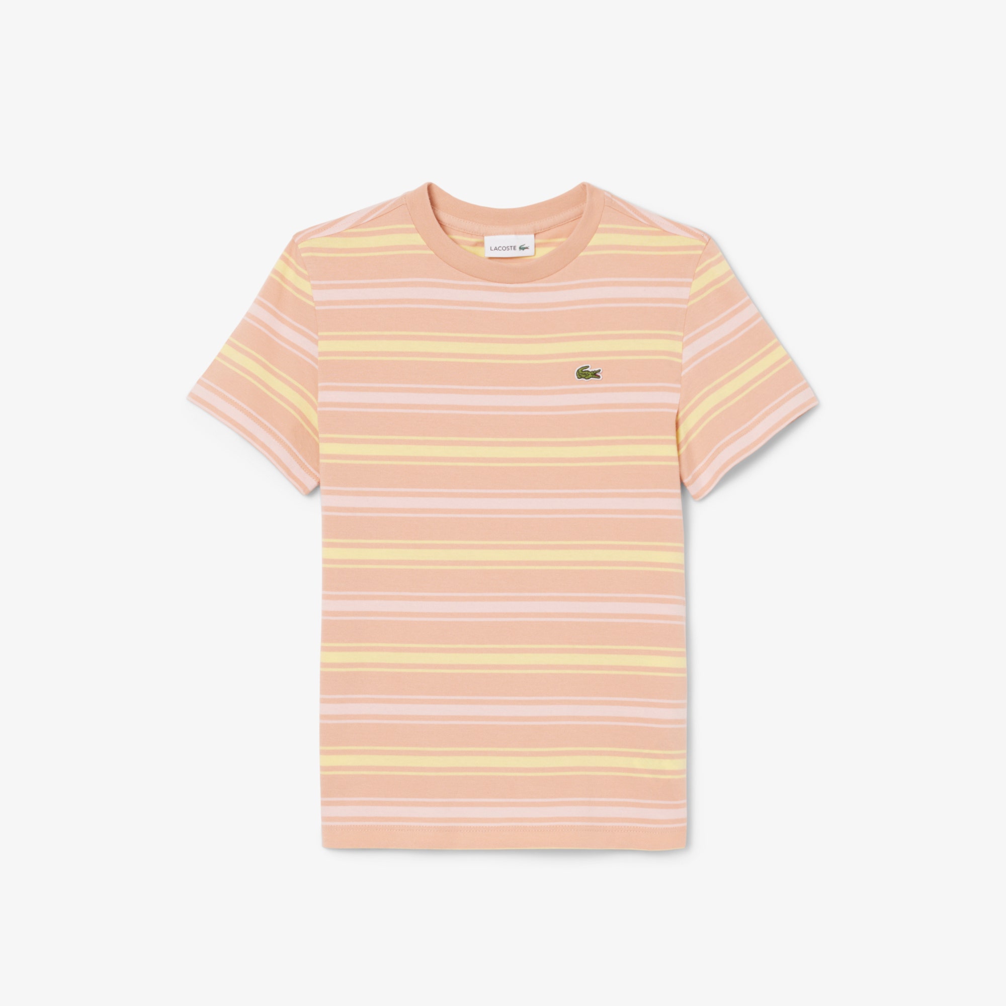 Contrast Stripe Cotton T-shirt