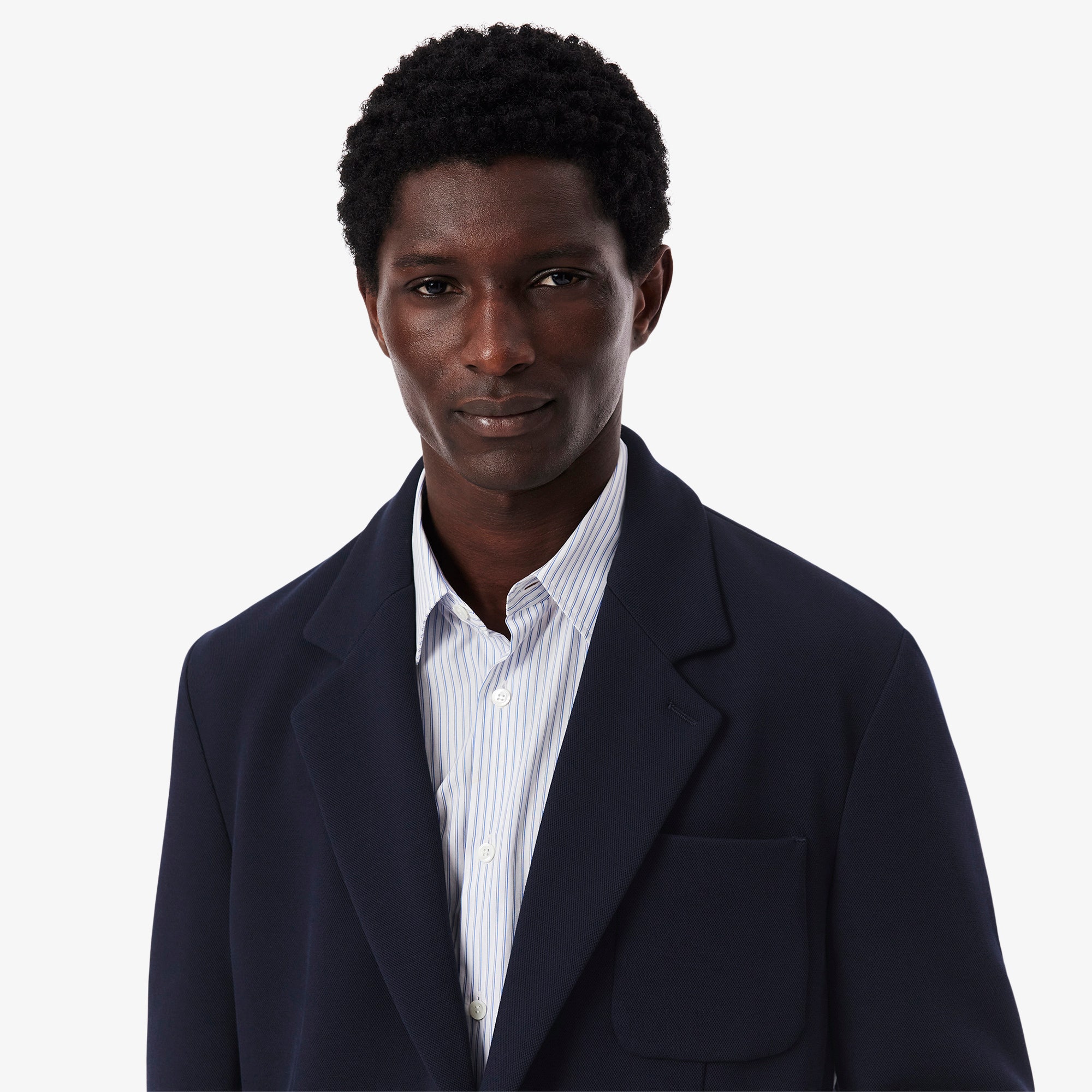 Double-Face Pique Blazer