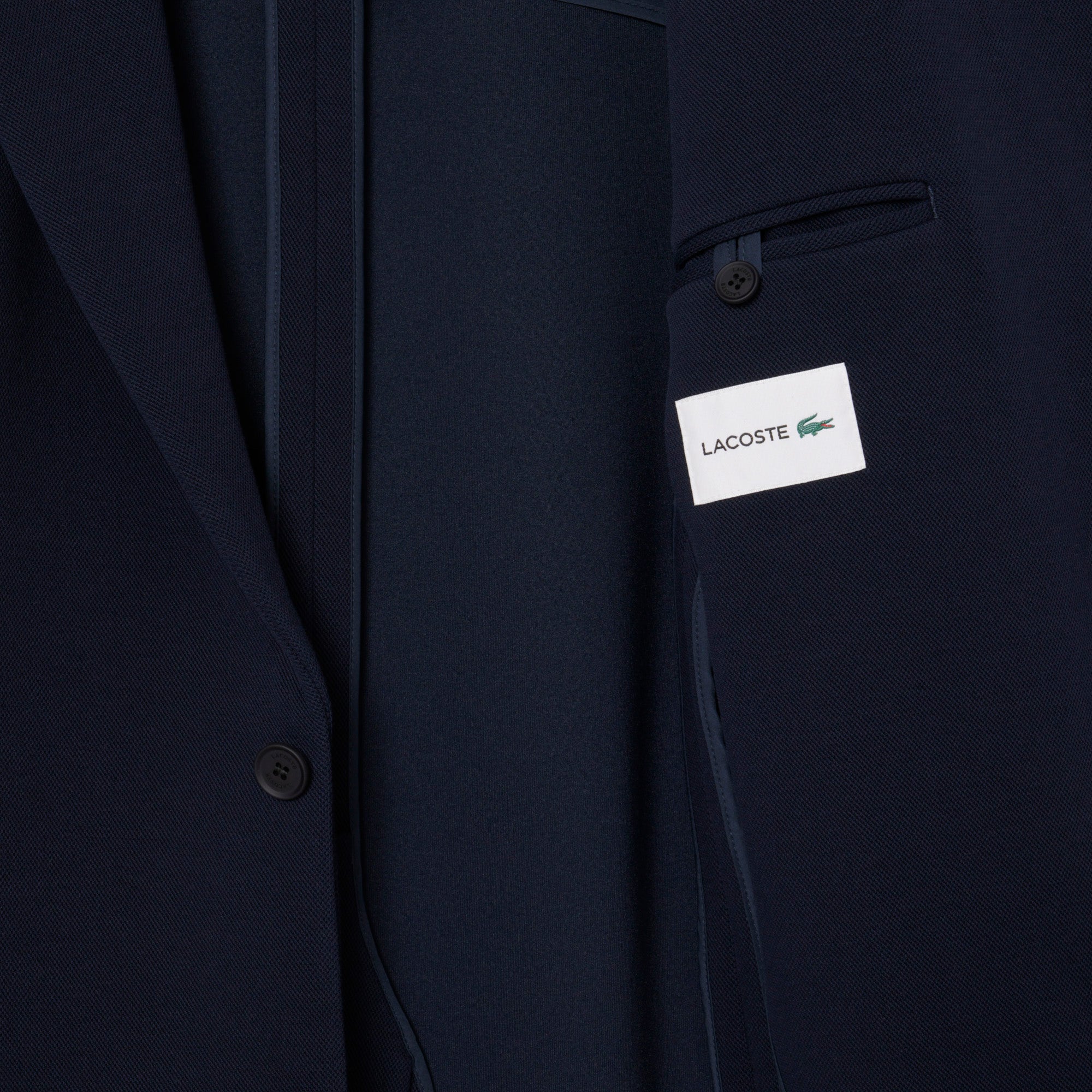 Double-Face Pique Blazer