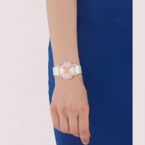 Women's Lacoste Crocorigin Quartz Pink Round Dial Watch