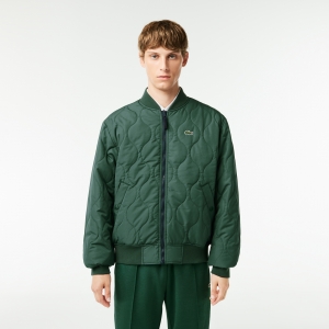 Men's Lacoste Reversible Quilted Taffeta Bomber Jacket