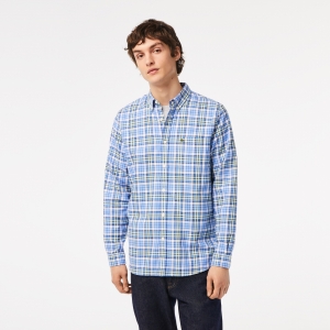 Men's Lacoste Organic Cotton Check Shirt