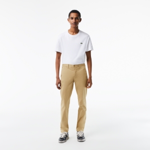Men's Slim Fit Stretch Cotton Chino Trousers