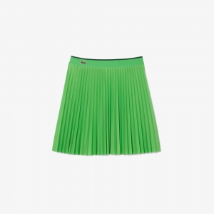 Short Pleated Elastic Waist Skirt