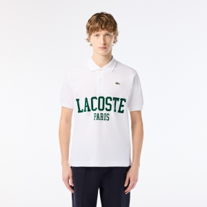 Original L.12.12 Lacoste Flocked Piqué Polo Shirt 