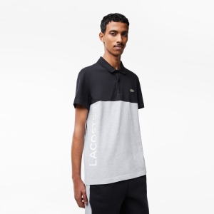 Men's Lacoste Cotton Pique Colourblock Polo Shirt