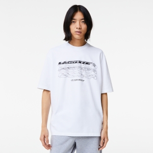 Men's Lacoste Loose Fit Organic Cotton Pique T-shirt