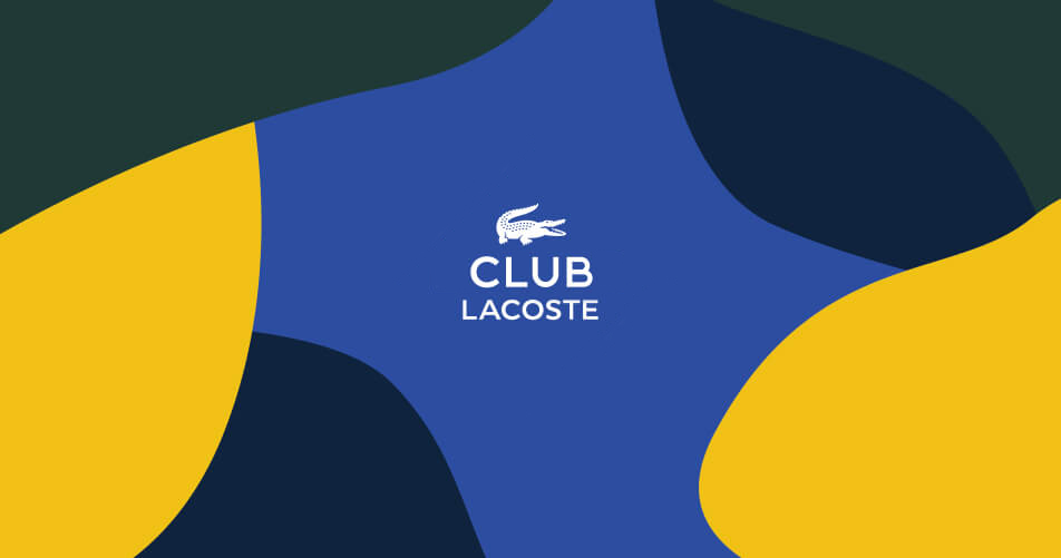 Joining LE CLUB LACOSTE it's the most elegant decision